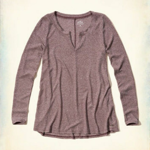 Hollister Tops - Hollister Burgundy Long Sleeve Top Hollister Tops - Hollister Burgundy Long Sleeve Top